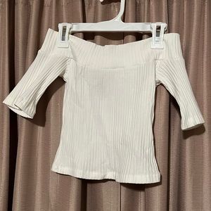 Ribbed crop top